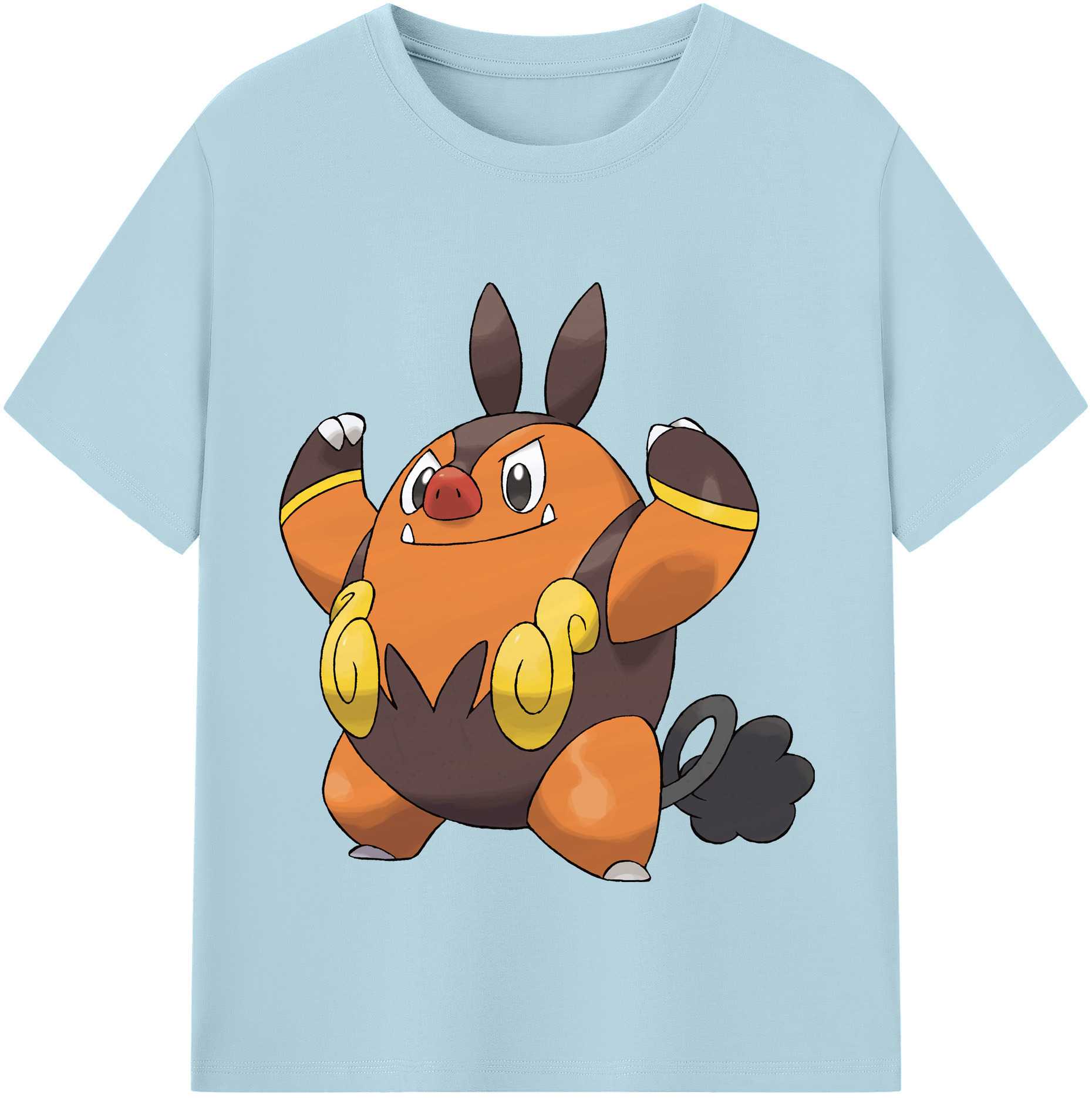（画像用） ポケットモンスター Pokémon 綿100％半袖Tシャツ（フロントプリント）